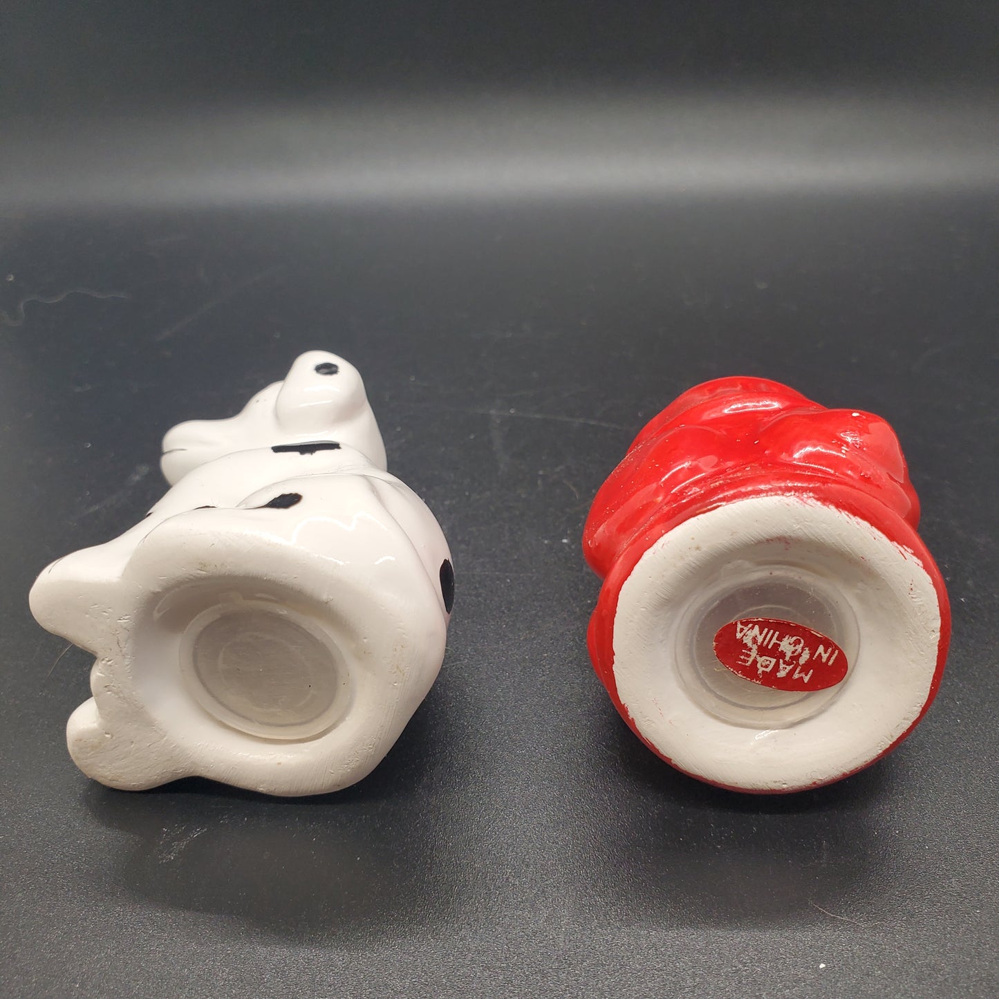 Dalmatian and Fire Hydrant Salt and Pepper Shaker Set