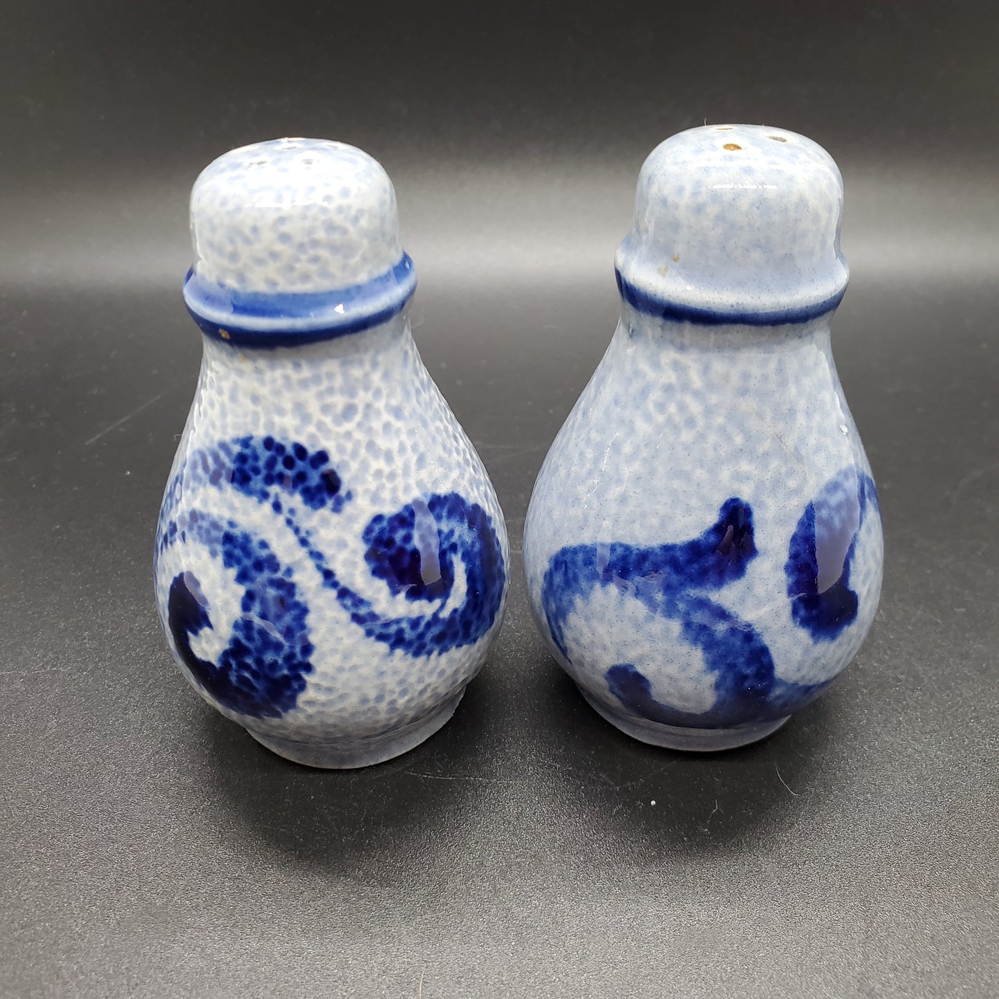Salt Glaze Salt and Pepper Shaker Set