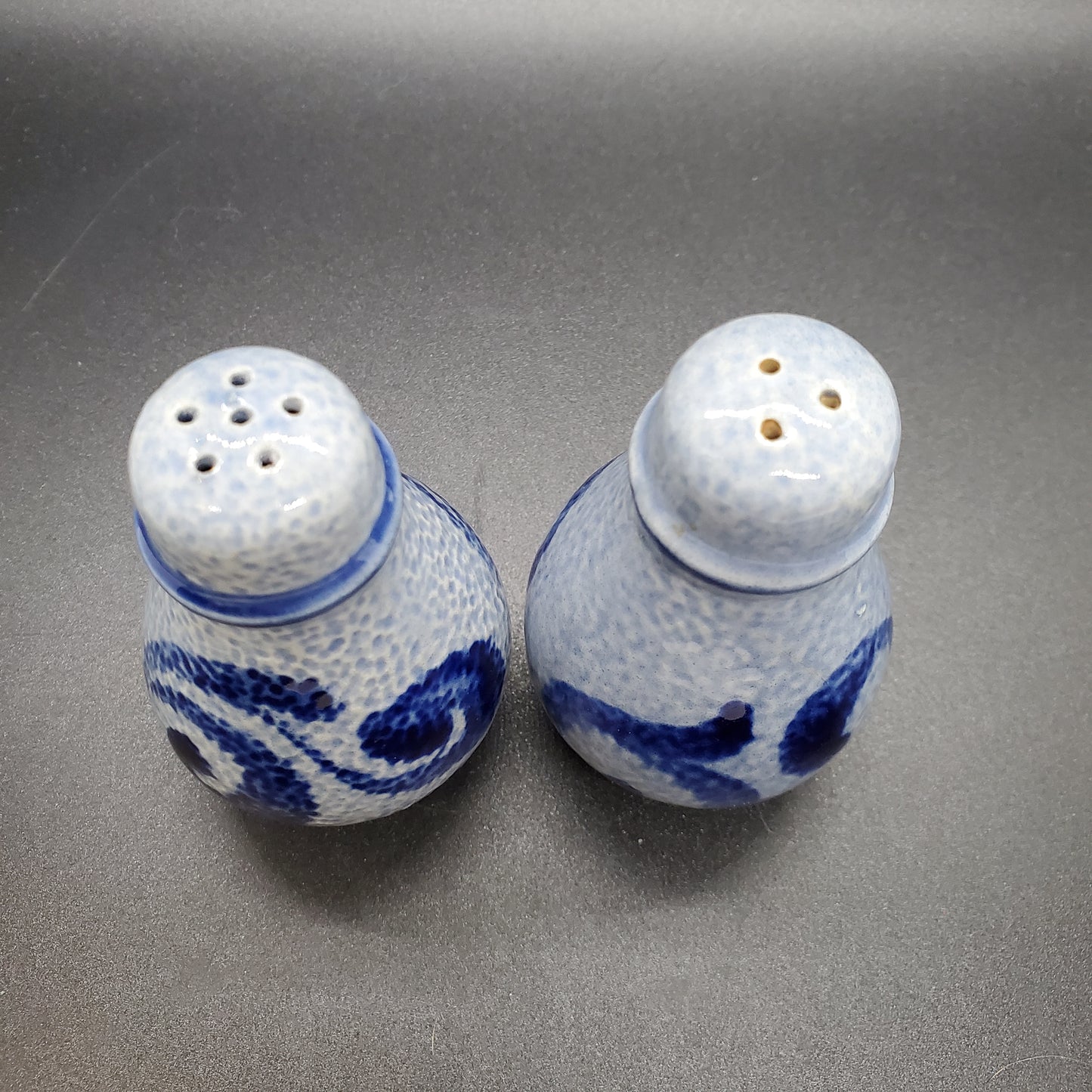 Salt Glaze Salt and Pepper Shaker Set