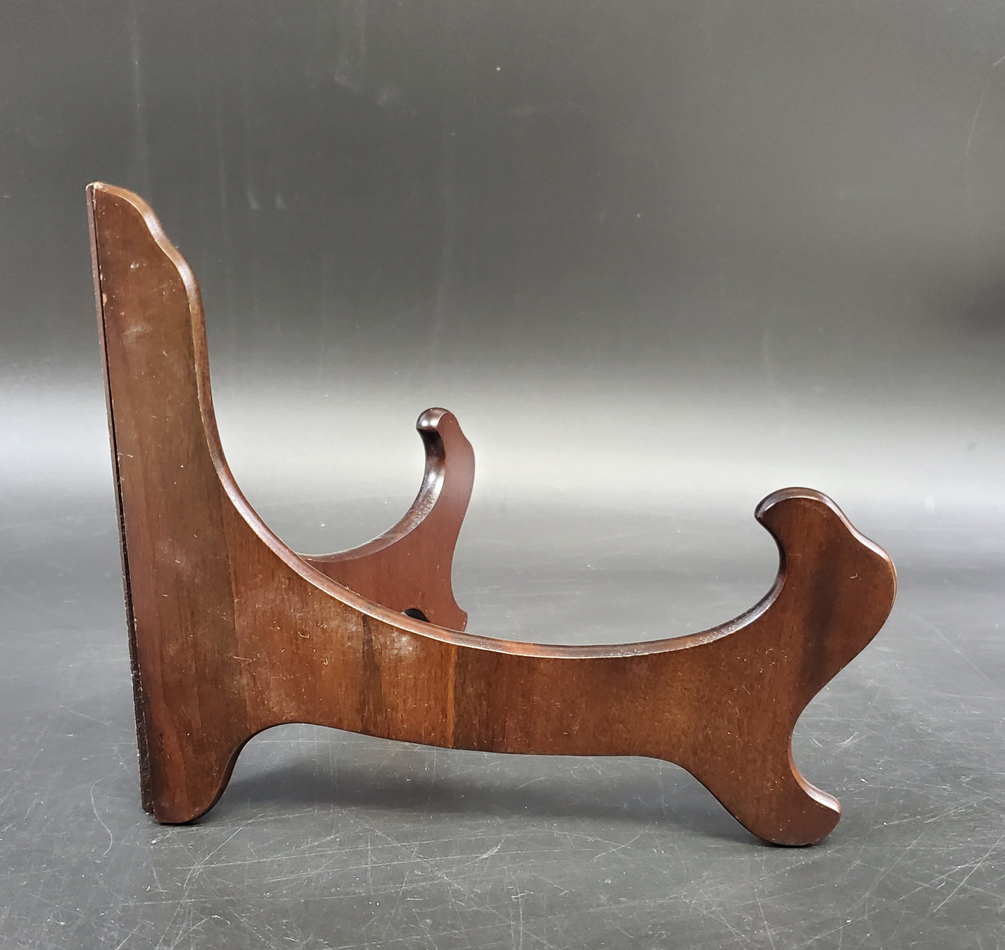 Dark Brown Bowl Easel WB-6