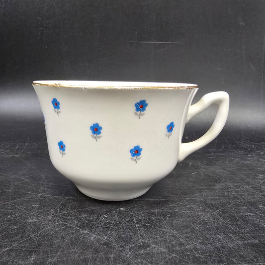 W S George "Lido" GEO152 Blue Flowers Tea Cup