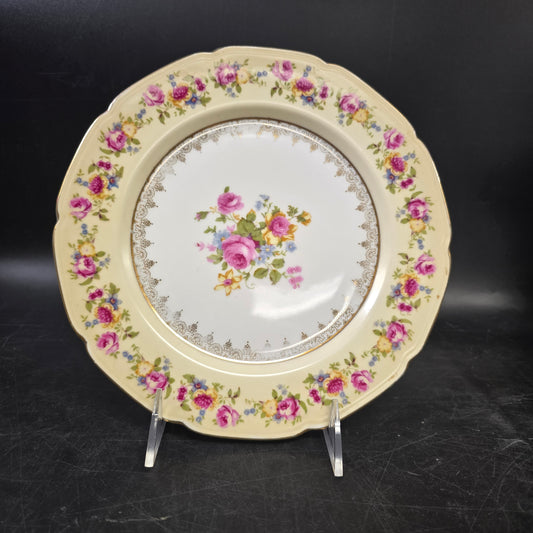 Gold Castle "Hostess" c.1940 Japan Luncheon Plate Gold Castle Stamped