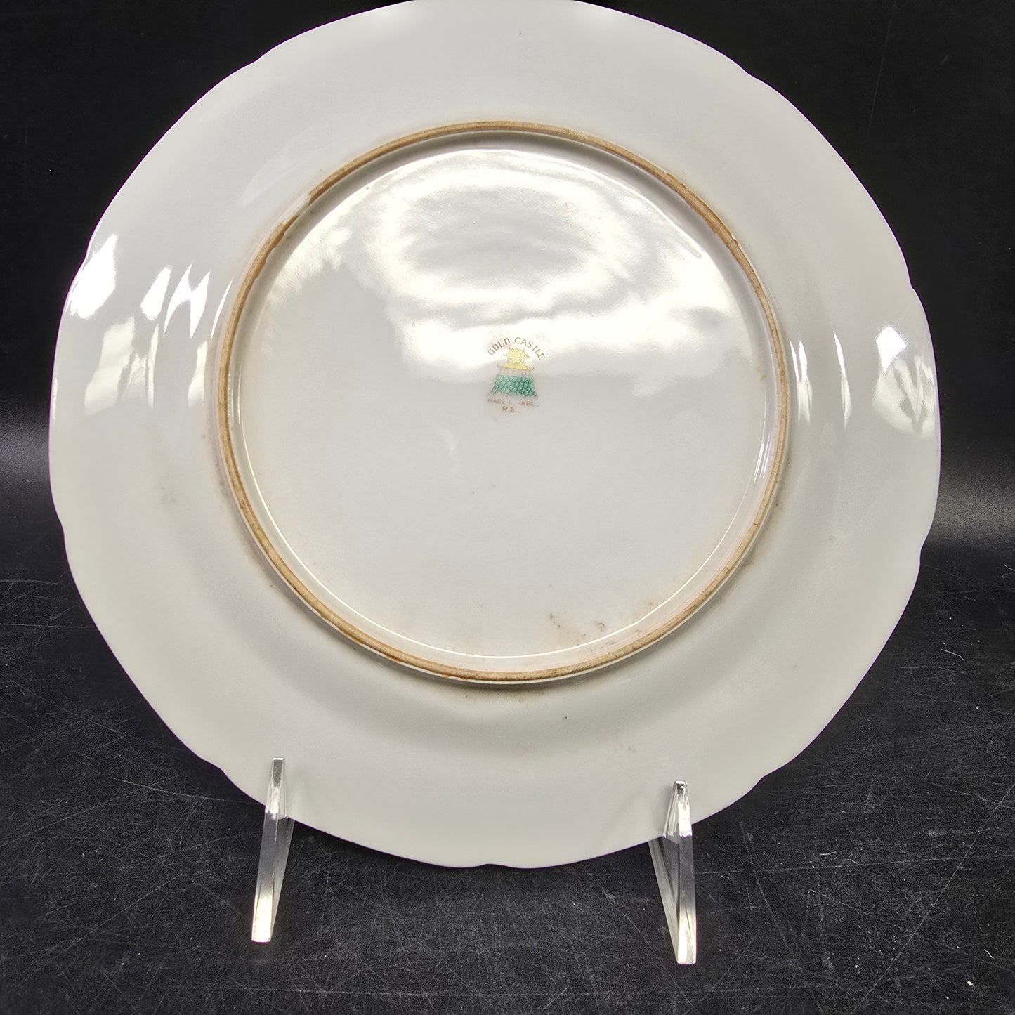 Gold Castle "Hostess" c.1940 Japan Luncheon Plate Gold Castle Stamped