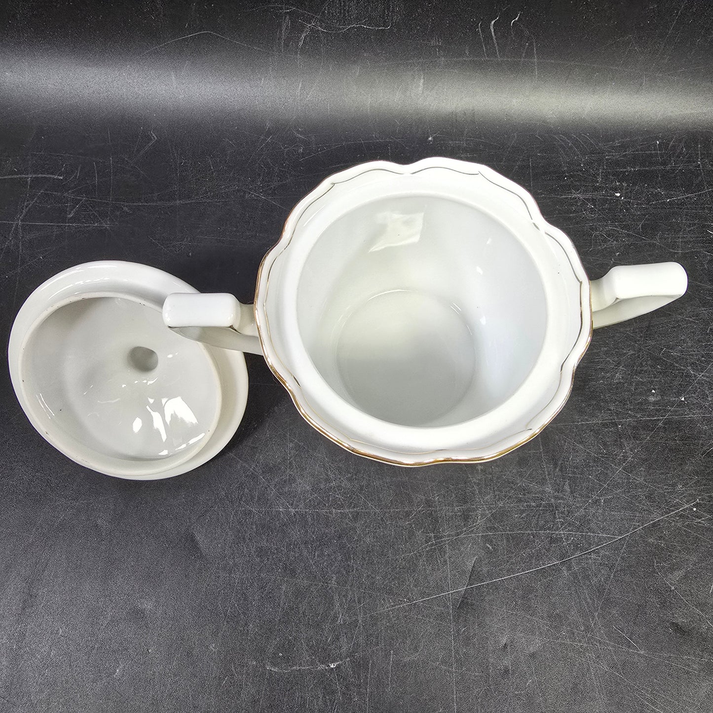 Gold Castle "Hostess" c.1940 Japan Sugar and Creamer Set Gold Castle Stamped