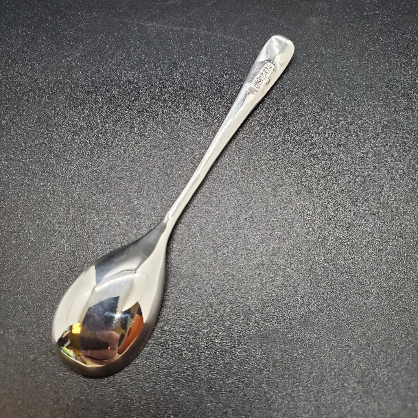 Classic Plain Sterling Silver Mustard / Salt Spoon